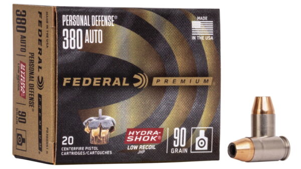 Buy Federal Premium 380 ACP Hydra-Shok Jacketed Hollow Point Online