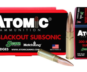 Buy Atomic Rifle Subsonic 300 Blackout 220 Gr Hollow Point Boat Tail 500rnd Online