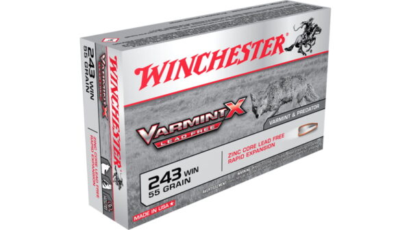 Buy Winchester VARMINT X RLF 243 Win 55 g Zink Core Hollow Point Online