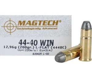 Magtech Cowboy Action Ammunition 44-40 WCF 200 Grain Lead Flat Nose 500 rounds
