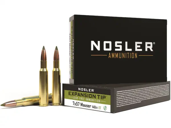 7x57mm Mauser Nosler E-Tip Ammunition For Sale
