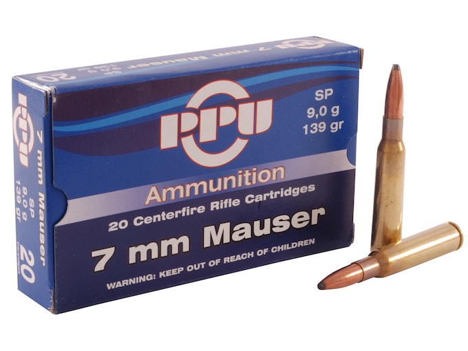 Prvi Partizan Ammunition 7x57mm Mauser (7mm Mauser) 139 Grain Soft Point 500 round