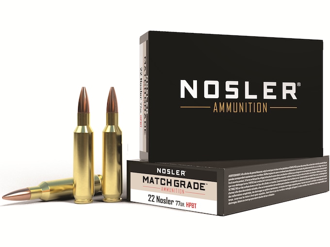 Nosler Math Grade .22 Nosler 77 Grain Custom Competition Brass 500 rounds