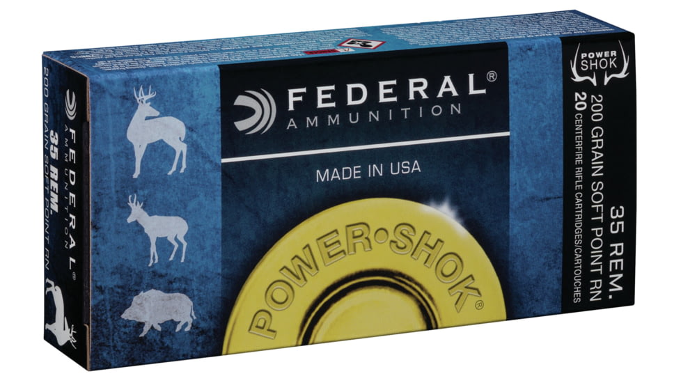 Federal Premium Power-Shok .35 Remington 200 grain Jacketed Soft Point 500 rounds
